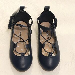 Carter's Kids Amberlee Lace-Up Ballet Flat Size 7